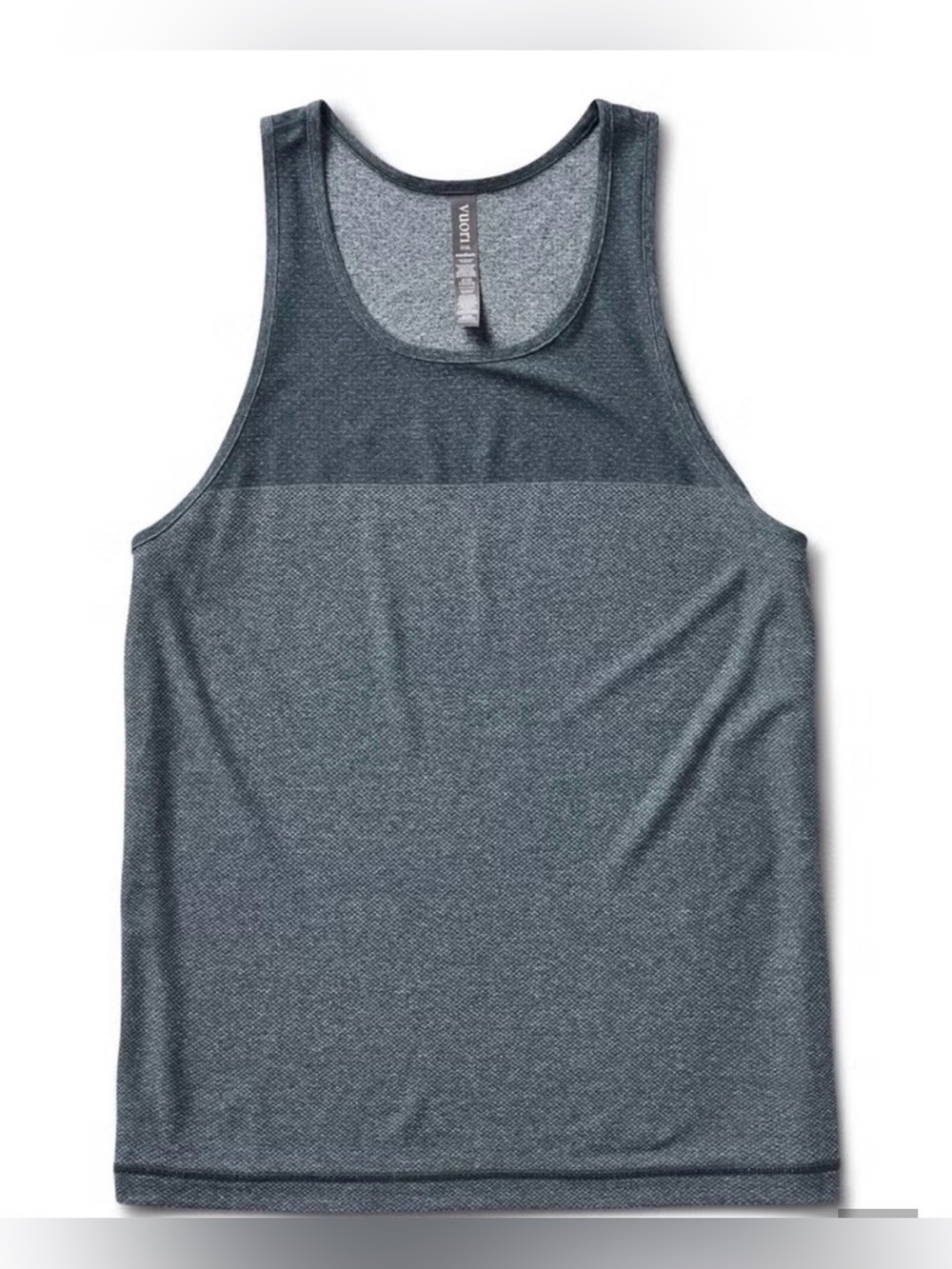Vuori Mens Gray Grandview Tech Tank Workout Tank Top Size Large L